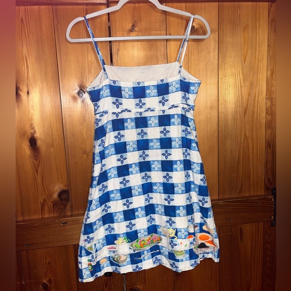 Rachel Antonoff Gwen Seafood Tower Mini Dress Size 4 - Picture 6 of 7